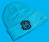 Beanie Cyan Knit